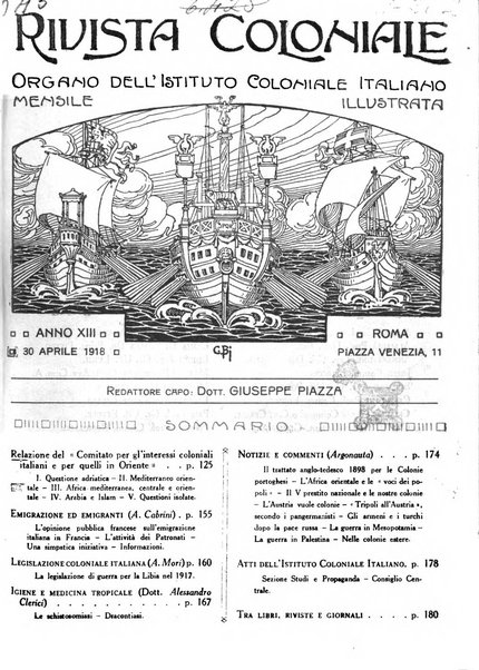 Rivista coloniale organo dell'Istituto coloniale italiano