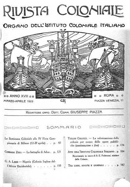 Rivista coloniale organo dell'Istituto coloniale italiano