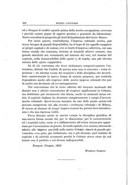 Rivista coloniale organo dell'Istituto coloniale italiano