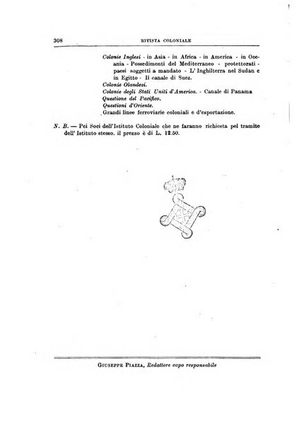 Rivista coloniale organo dell'Istituto coloniale italiano