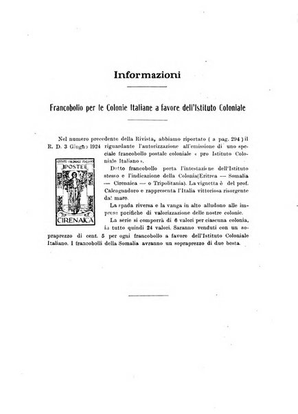 Rivista coloniale organo dell'Istituto coloniale italiano