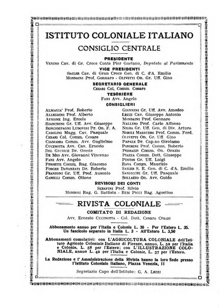 Rivista coloniale organo dell'Istituto coloniale italiano