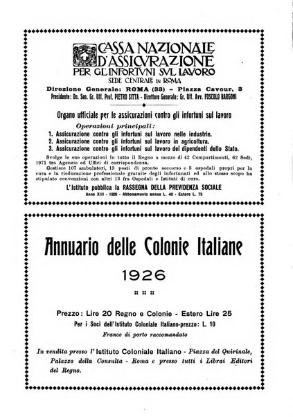 Rivista coloniale organo dell'Istituto coloniale italiano