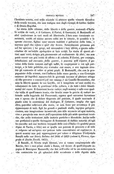 Rivista contemporanea filosofia, storia, scienze, letteratura, poesia, romanzi, viaggi, critica, archeologia, belle arti