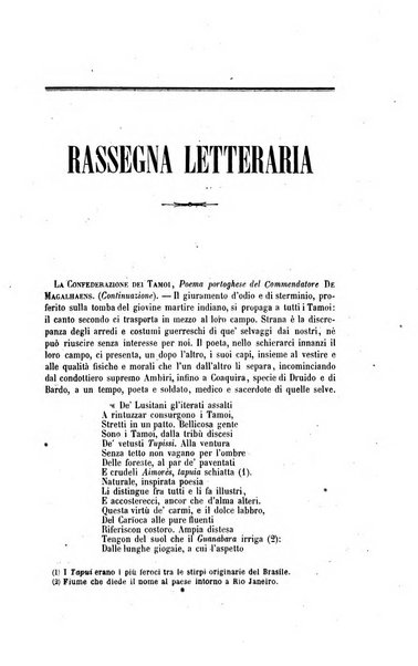 Rivista contemporanea filosofia, storia, scienze, letteratura, poesia, romanzi, viaggi, critica, archeologia, belle arti