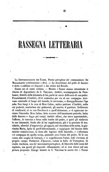 Rivista contemporanea filosofia, storia, scienze, letteratura, poesia, romanzi, viaggi, critica, archeologia, belle arti