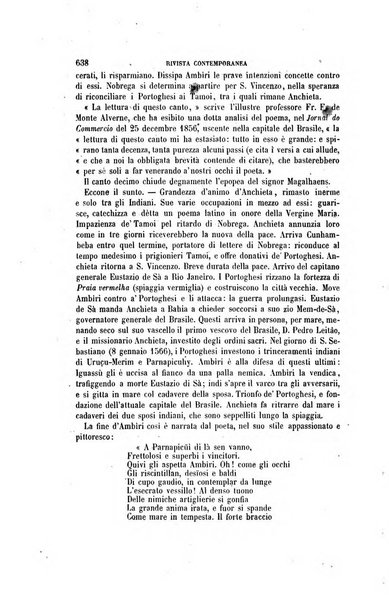 Rivista contemporanea filosofia, storia, scienze, letteratura, poesia, romanzi, viaggi, critica, archeologia, belle arti