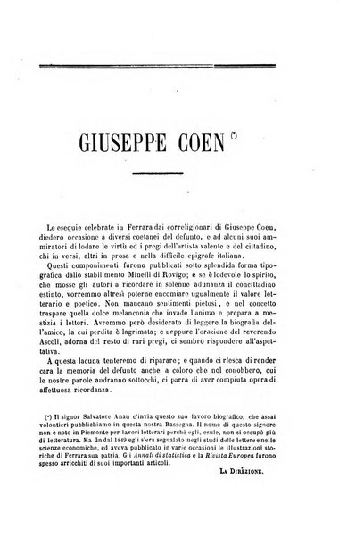 Rivista contemporanea filosofia, storia, scienze, letteratura, poesia, romanzi, viaggi, critica, archeologia, belle arti