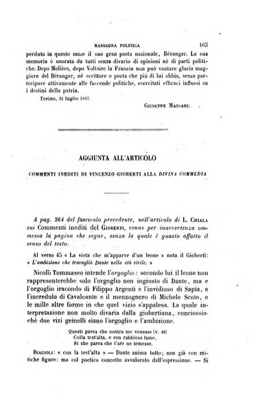 Rivista contemporanea filosofia, storia, scienze, letteratura, poesia, romanzi, viaggi, critica, archeologia, belle arti