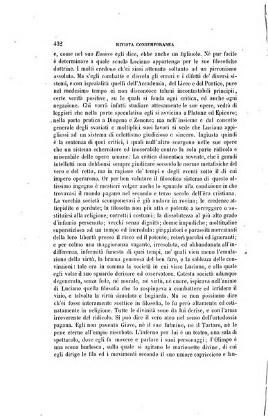 Rivista contemporanea filosofia, storia, scienze, letteratura, poesia, romanzi, viaggi, critica, archeologia, belle arti