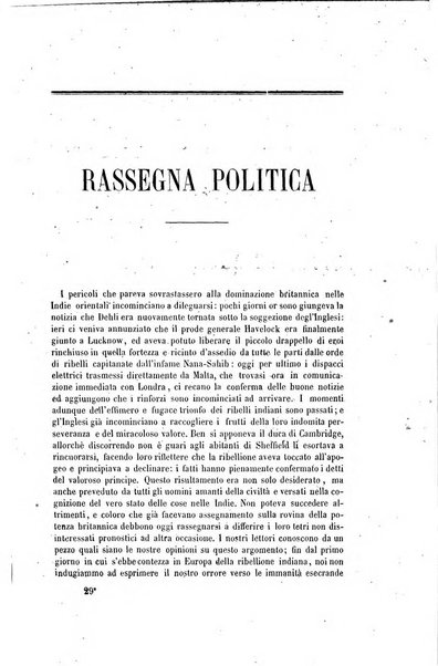 Rivista contemporanea filosofia, storia, scienze, letteratura, poesia, romanzi, viaggi, critica, archeologia, belle arti