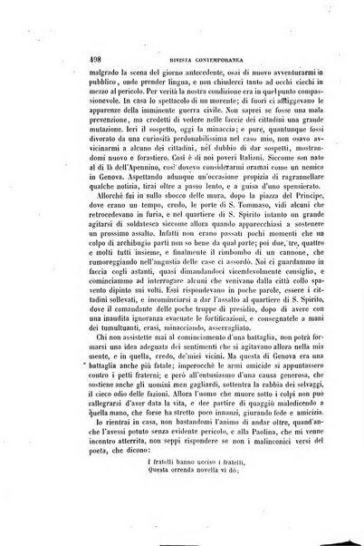 Rivista contemporanea filosofia, storia, scienze, letteratura, poesia, romanzi, viaggi, critica, archeologia, belle arti