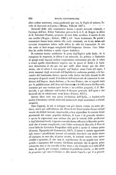 Rivista contemporanea filosofia, storia, scienze, letteratura, poesia, romanzi, viaggi, critica, archeologia, belle arti