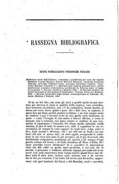 Rivista contemporanea filosofia, storia, scienze, letteratura, poesia, romanzi, viaggi, critica, archeologia, belle arti