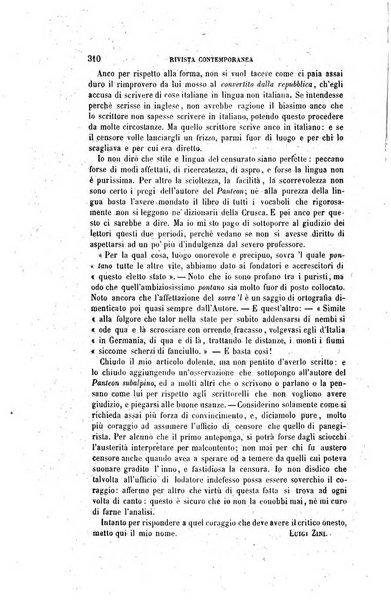 Rivista contemporanea filosofia, storia, scienze, letteratura, poesia, romanzi, viaggi, critica, archeologia, belle arti