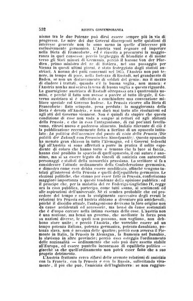 Rivista contemporanea filosofia, storia, scienze, letteratura, poesia, romanzi, viaggi, critica, archeologia, belle arti