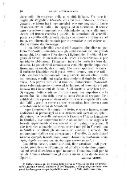 Rivista contemporanea di scienze, lettere, arti e teatri