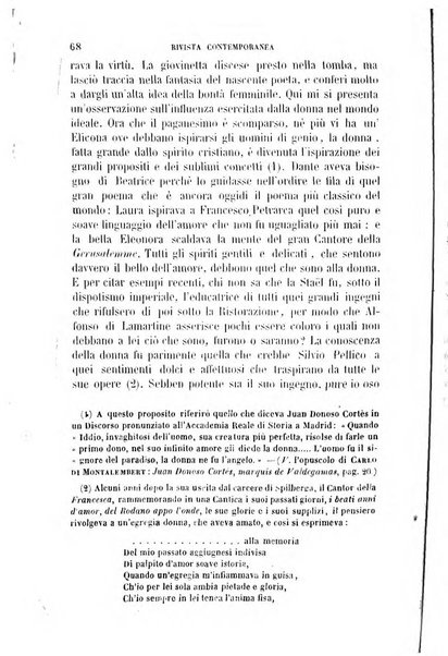 Rivista contemporanea di scienze, lettere, arti e teatri