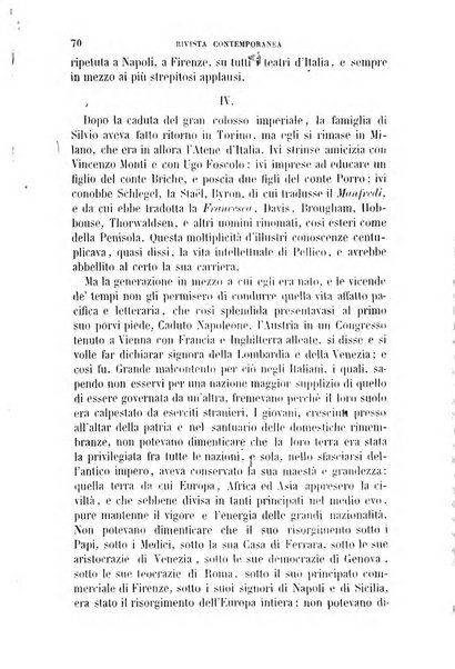 Rivista contemporanea di scienze, lettere, arti e teatri