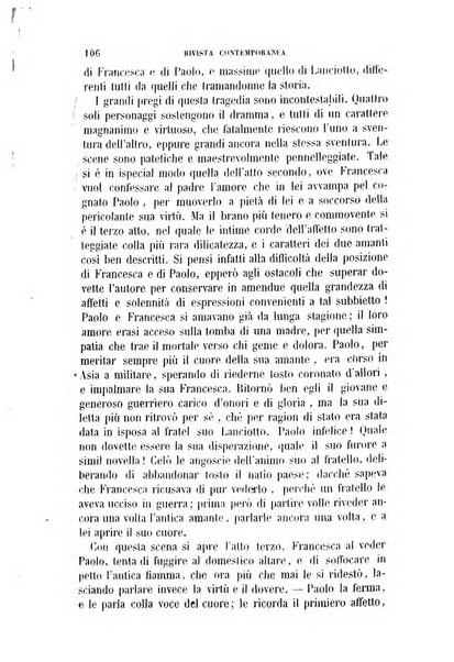 Rivista contemporanea di scienze, lettere, arti e teatri