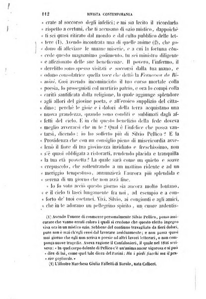 Rivista contemporanea di scienze, lettere, arti e teatri