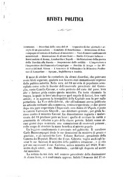 Rivista contemporanea di scienze, lettere, arti e teatri