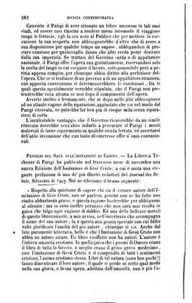 Rivista contemporanea di scienze, lettere, arti e teatri