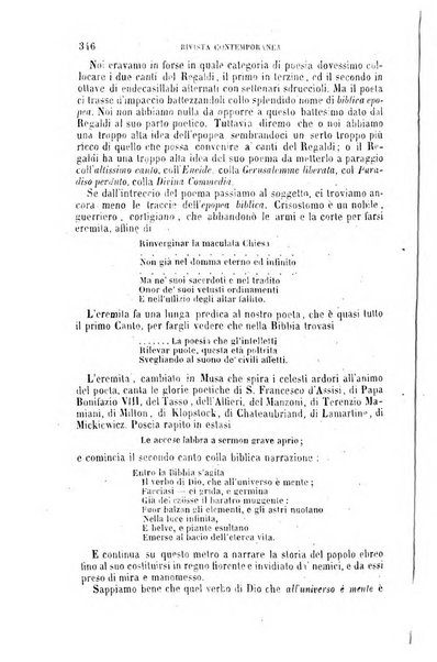 Rivista contemporanea di scienze, lettere, arti e teatri