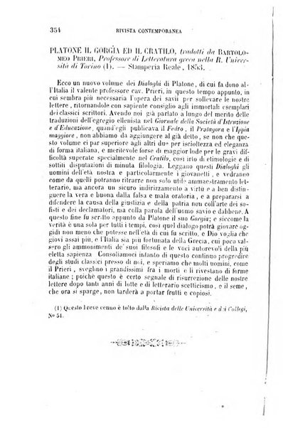 Rivista contemporanea di scienze, lettere, arti e teatri