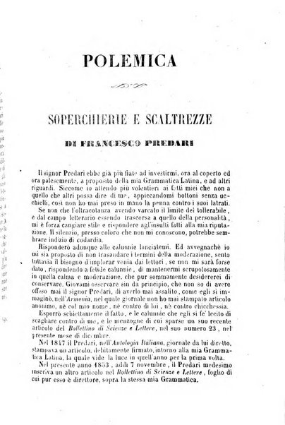 Rivista contemporanea di scienze, lettere, arti e teatri