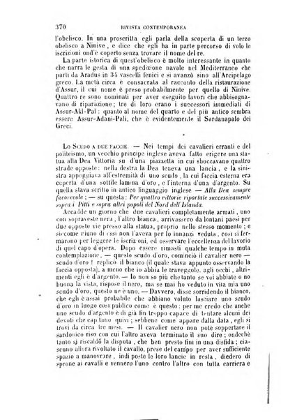 Rivista contemporanea di scienze, lettere, arti e teatri