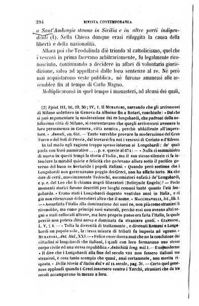 Rivista contemporanea di scienze, lettere, arti e teatri