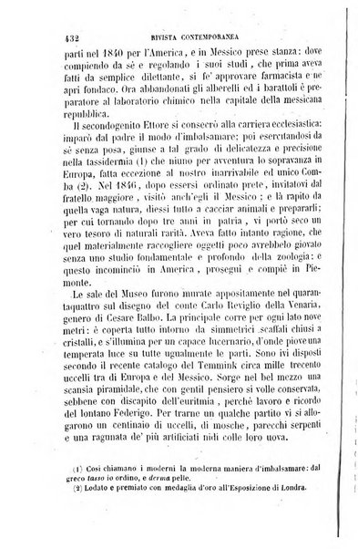 Rivista contemporanea di scienze, lettere, arti e teatri