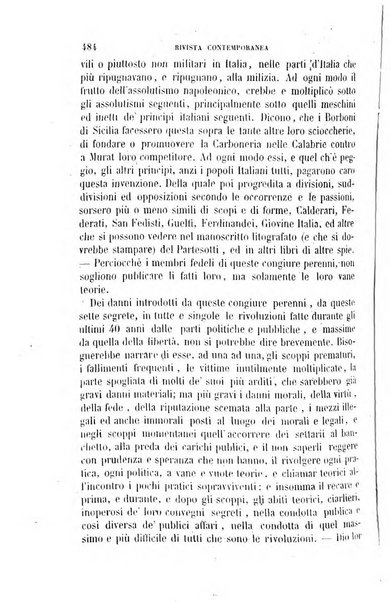 Rivista contemporanea di scienze, lettere, arti e teatri