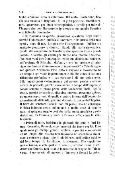 Rivista contemporanea di scienze, lettere, arti e teatri