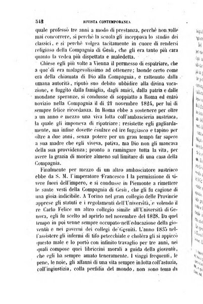 Rivista contemporanea di scienze, lettere, arti e teatri