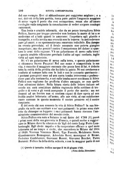 Rivista contemporanea di scienze, lettere, arti e teatri