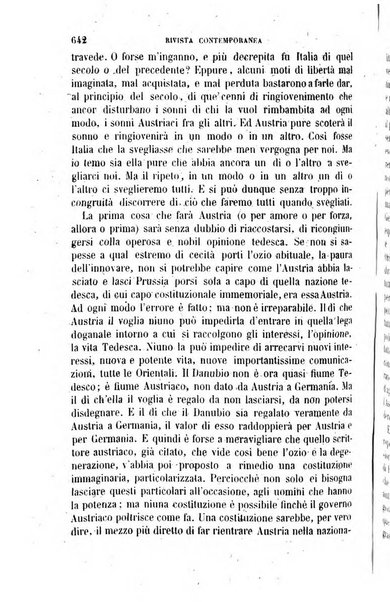 Rivista contemporanea di scienze, lettere, arti e teatri