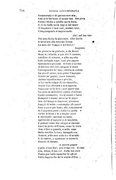 Rivista contemporanea di scienze, lettere, arti e teatri