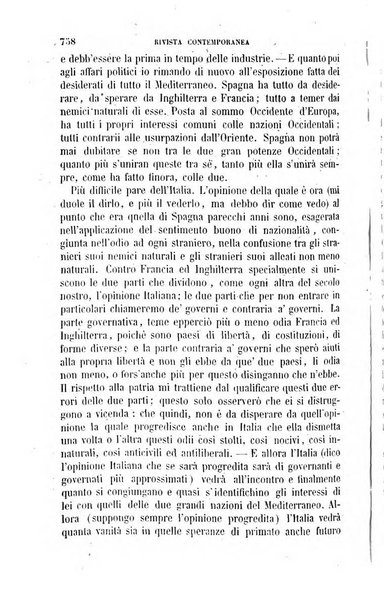 Rivista contemporanea di scienze, lettere, arti e teatri