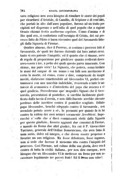 Rivista contemporanea di scienze, lettere, arti e teatri