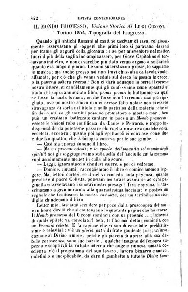 Rivista contemporanea di scienze, lettere, arti e teatri