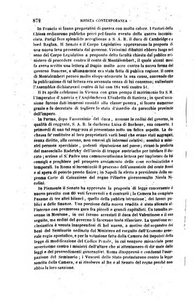 Rivista contemporanea di scienze, lettere, arti e teatri