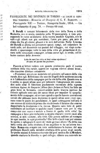 Rivista contemporanea di scienze, lettere, arti e teatri