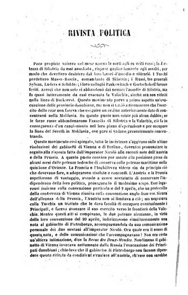 Rivista contemporanea di scienze, lettere, arti e teatri