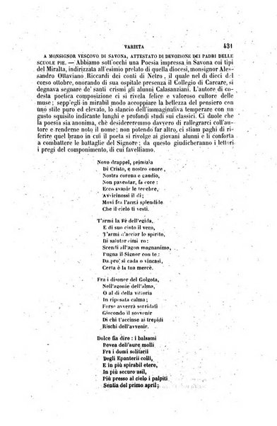 Rivista contemporanea di scienze, lettere, arti e teatri