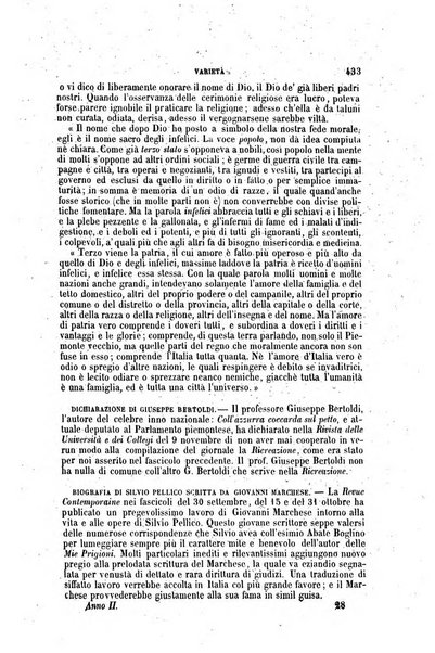 Rivista contemporanea di scienze, lettere, arti e teatri