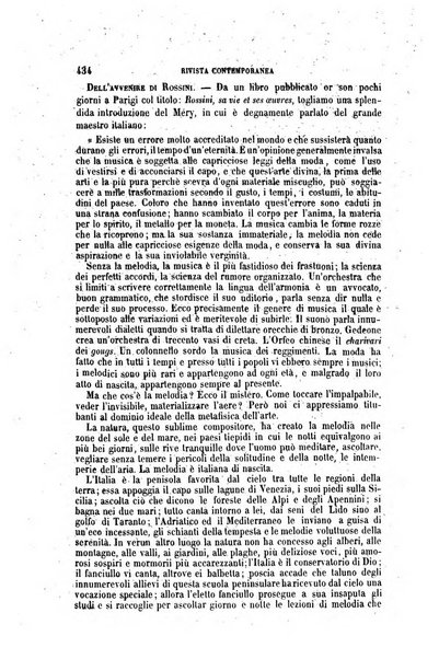 Rivista contemporanea di scienze, lettere, arti e teatri