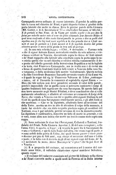 Rivista contemporanea di scienze, lettere, arti e teatri