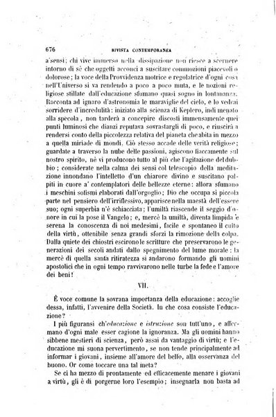 Rivista contemporanea di scienze, lettere, arti e teatri